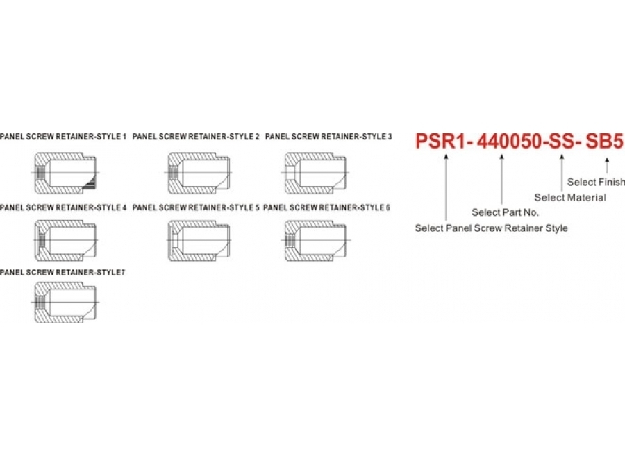PANEL SCREW RETAINER STYLE 7