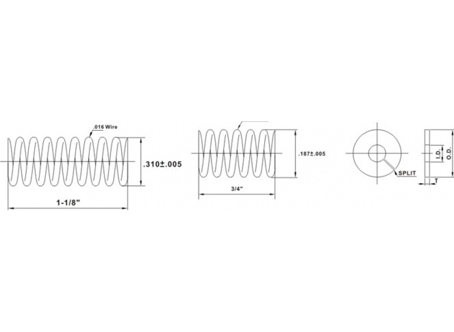 PANEL SCREW RETAINER SPRINGS & WASHERS