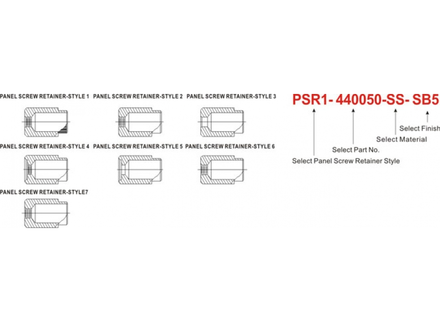 PANEL SCREW RETAINER STYLE 2
